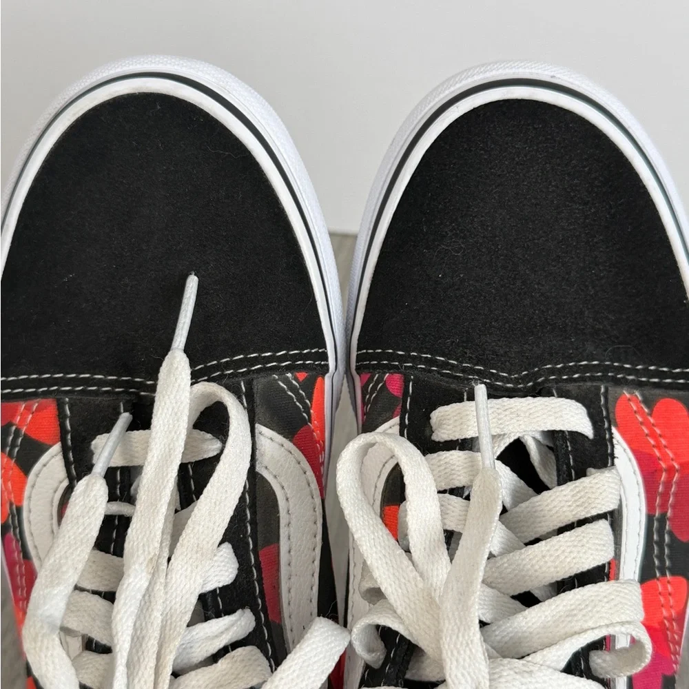 Vans Old Skool Valentine Hearts Sneakers Women’s Size 7.5 - Picture 7 of 10